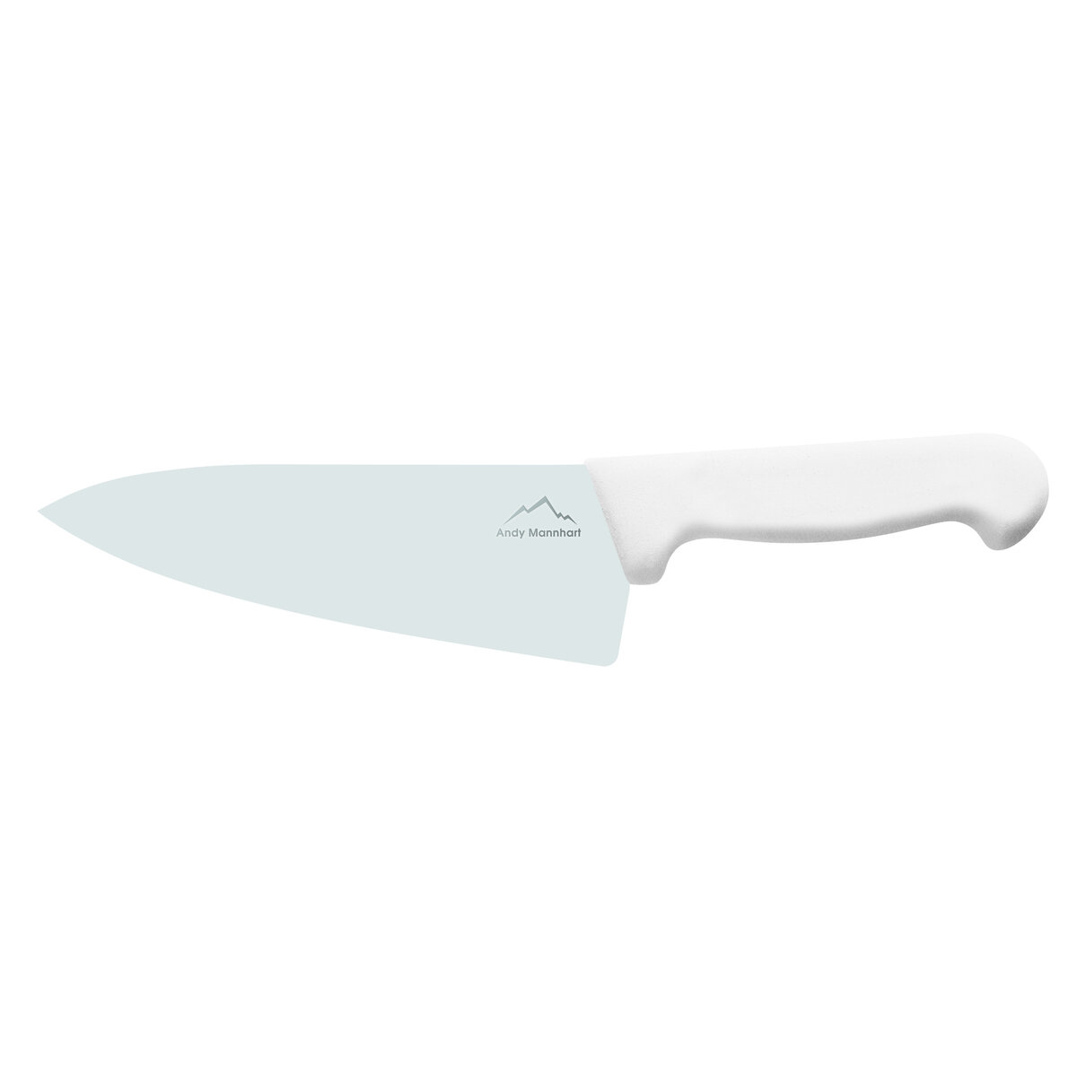 Confezione 1 pezzo COLTELLO CHEF 17CM LAM LARG MANICO BIANCO