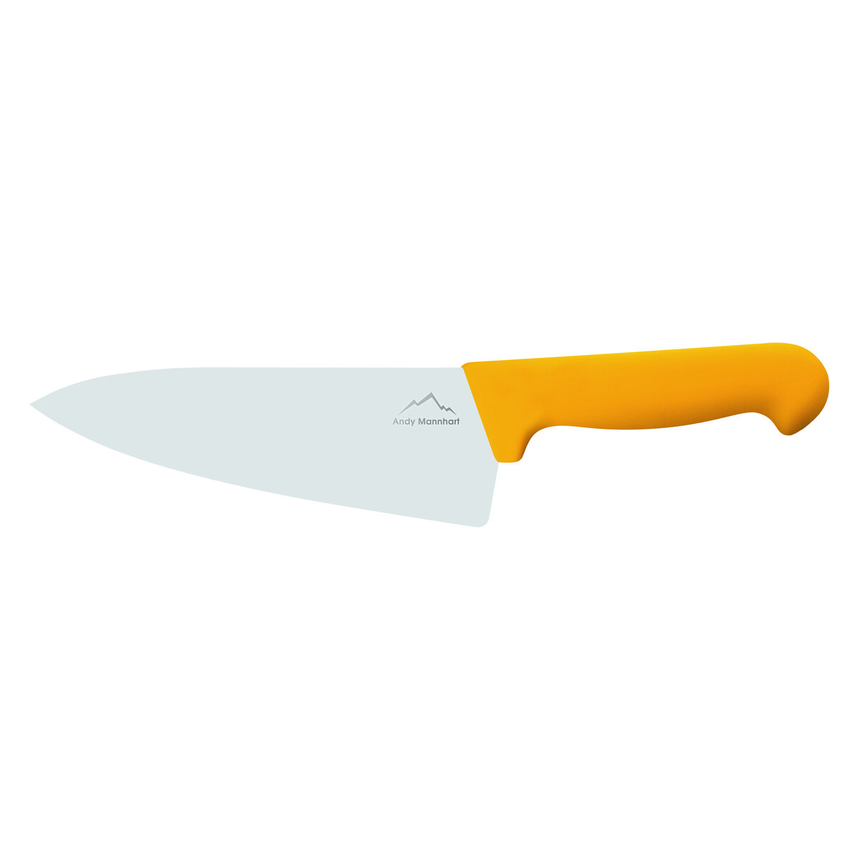 Confezione 1 pezzo COLTELLO CHEF 17CM LAM LARG MANICO GIALLO