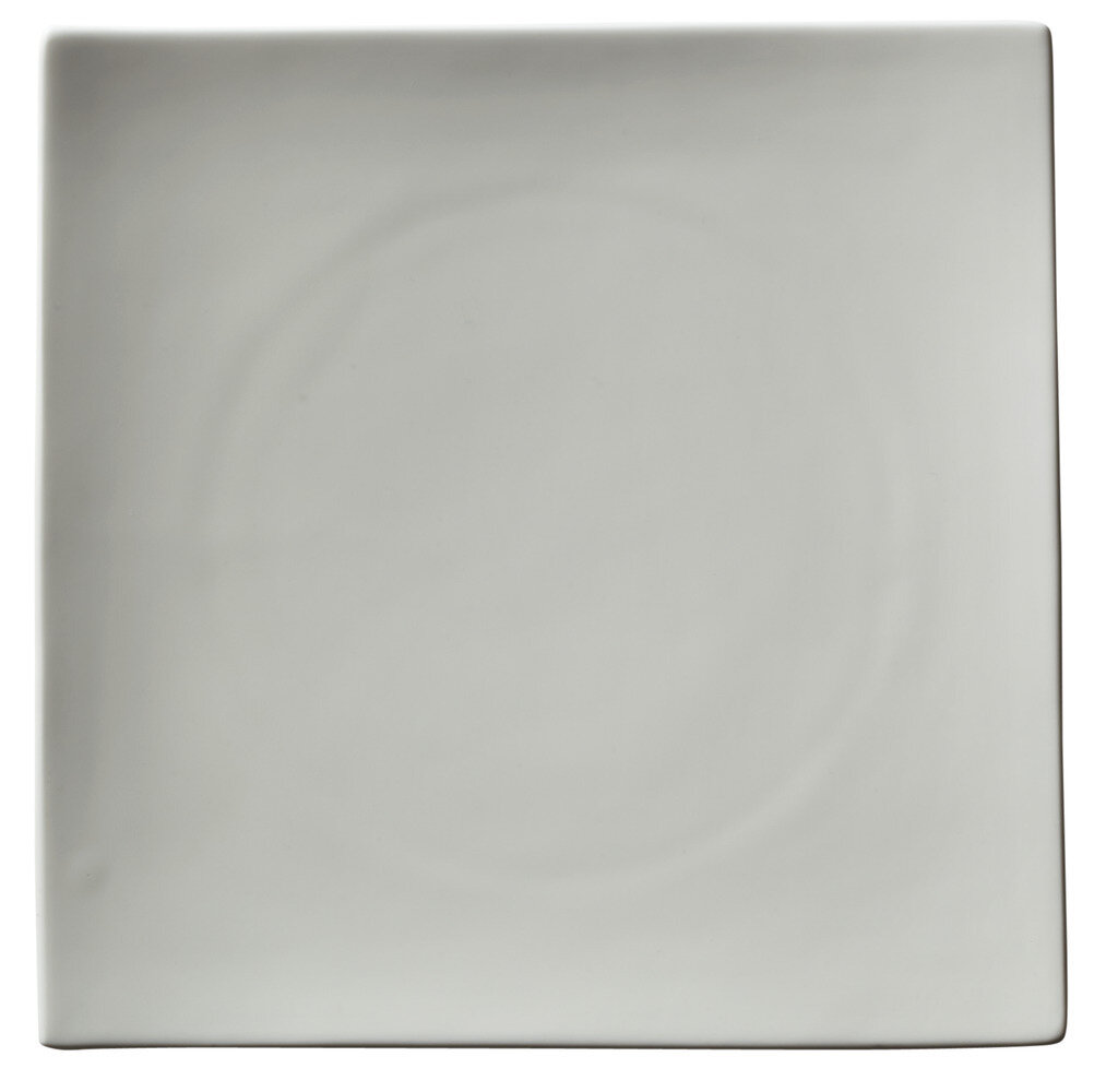 Confezione 4 pezzi PIATTO PIANO QUADRO  27X27CM OKITO
