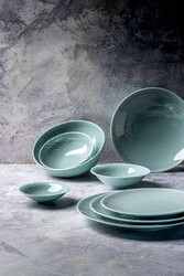 Confezione 6 pezzi PIATTO COUPE FONDO 25CM JADE