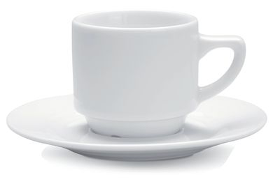 Confezione 12 pezzi TAZZA CAFFE' 14CL 7.5CM H5 BIANCO CAFETT