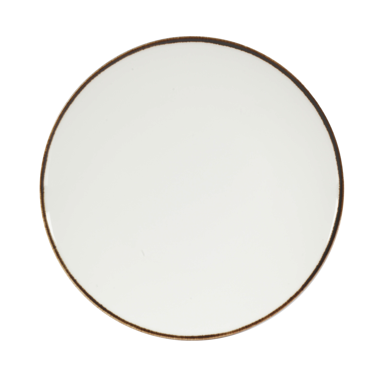 Confezione 6 pezzi PIATTO COUPE PIANO 28CM BIANCO AIRAIN