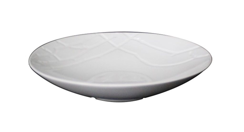 Confezione 6 pezzi PIATTO COUPE CR 25CM GRAVEE BRUSHWOOD
