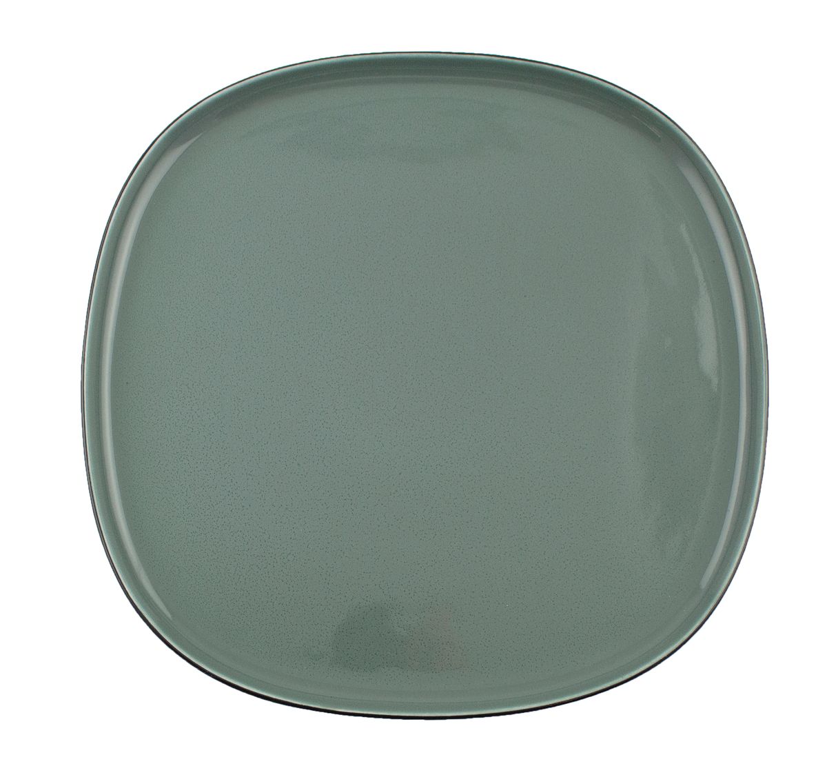 Confezione 4 pezzi PIATTO QUADRO 30  CM BLEU IKON