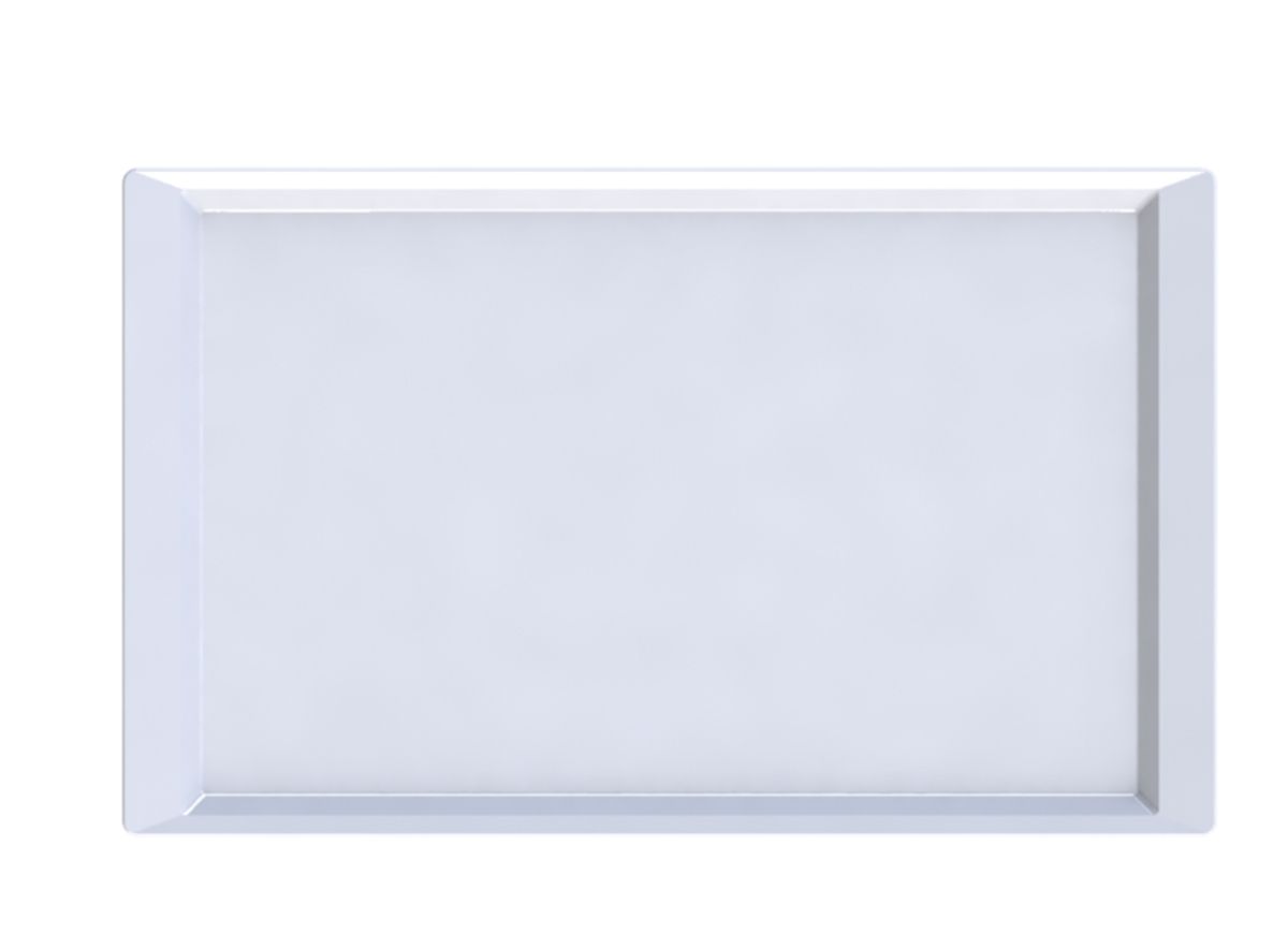 Confezione 4 pezzi PIATTO RETTANGOLARE 36X22CM QUADRA