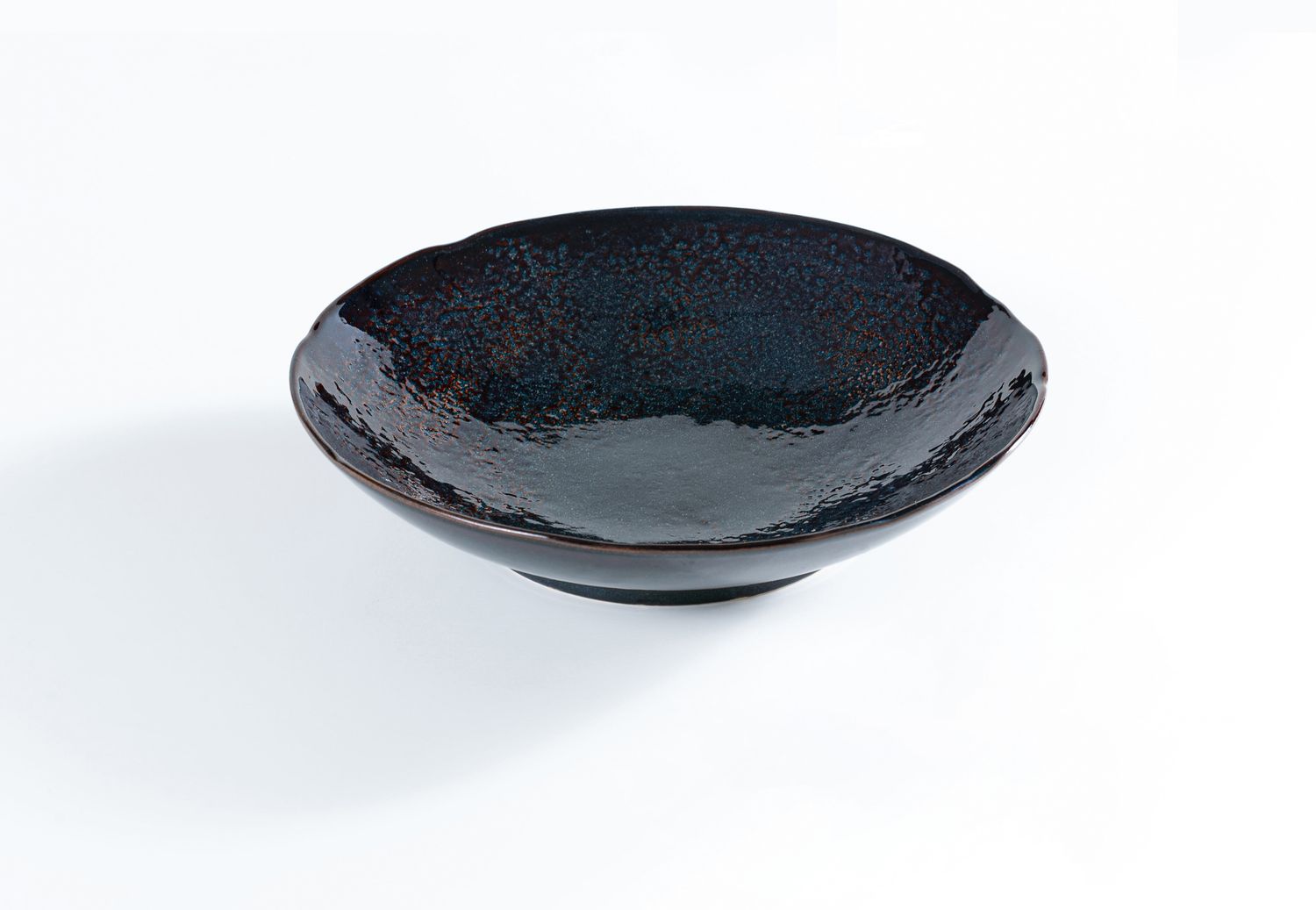 Confezione 6 pezzi PIATTO FONDO 25 CM DARK PIZZO