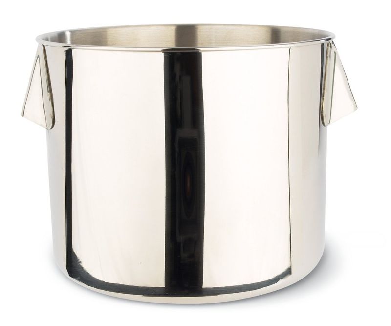 Confezione 1 pezzo CONTENITORE INOX 18/10 D24X20  CM 8L