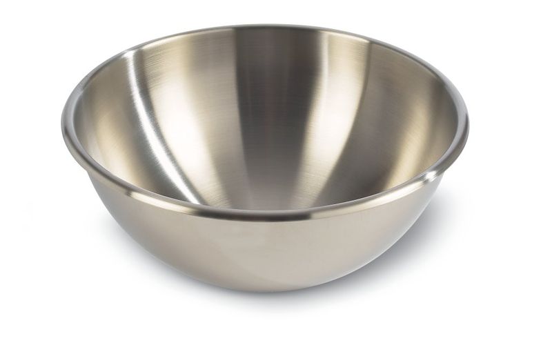 Confezione 1 pezzo BASTARDELLA SEMISFERICA INOX 24CM 3,6L  H12,5