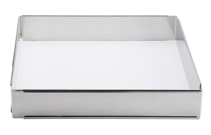 Confezione 1 pezzo QUADRO INOX ESTENS.CM30X30H5 A 57X57