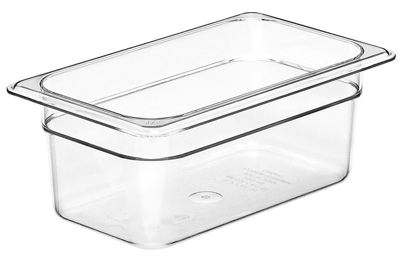 Confezione 1 pezzo VASCA COPOLIESTERE GN1/4 P10  CM CAMVIEW