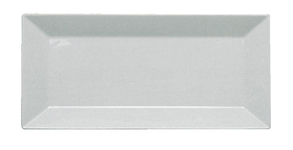 Confezione 6 pezzi PIATTO RETT 33X18CM   CLASSIC SQUARE
