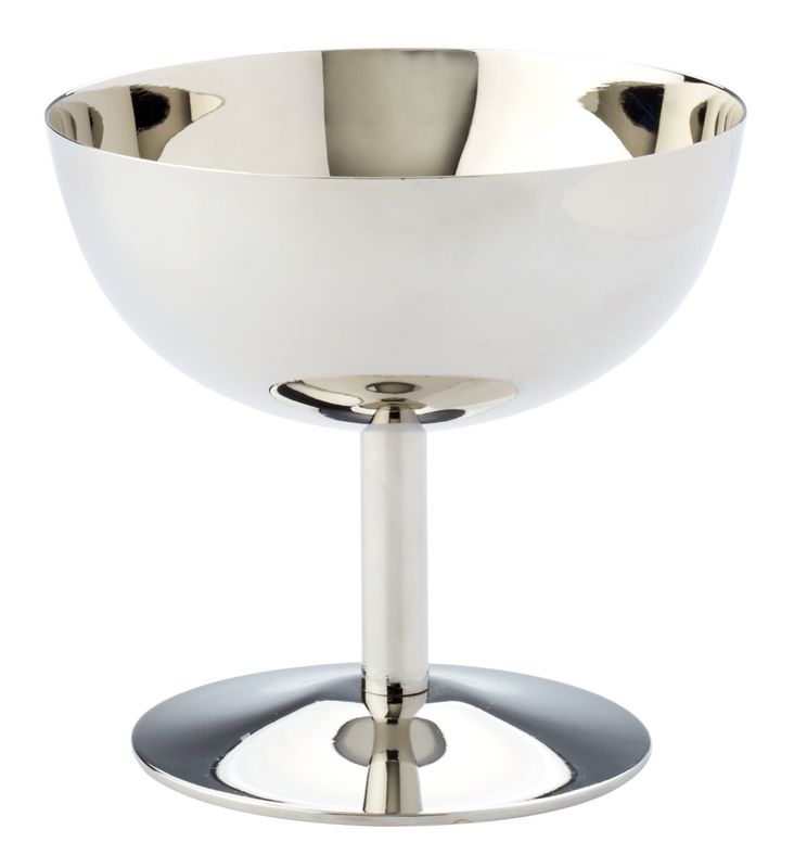 Confezione 12 pezzi COPPA DESSERT INOX CON PIEDE 25 CL