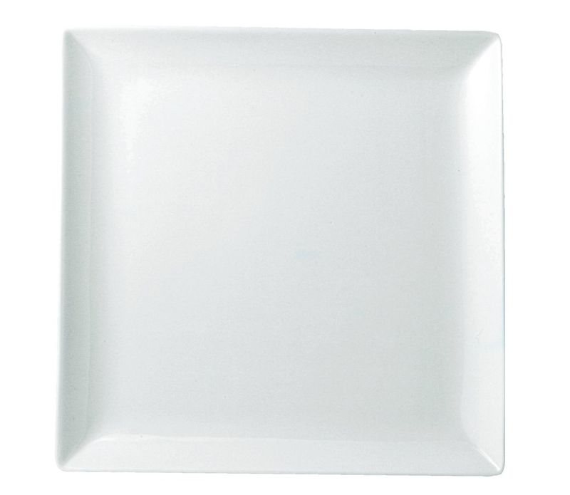 Confezione 3 pezzi PIATTO QUADRO 30X30  CM EDINA PORC BIA.