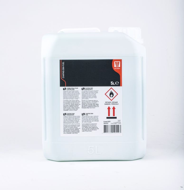 Confezione 4 pezzi GEL COMBUSTIBILE ETANOLO BIDONE 5L