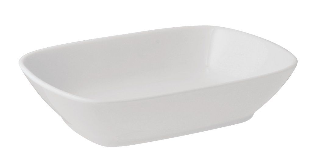 Confezione 12 pezzi RAVIERA RECTANG.17  CM HOTEL PORC BL