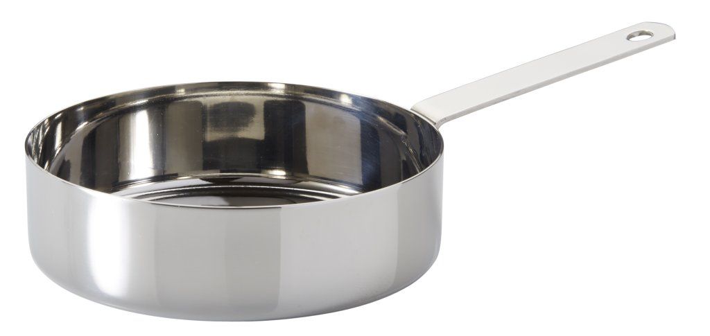 Confezione 6 pezzi MINI PADELLA INOX 12,5CM HYPINOX