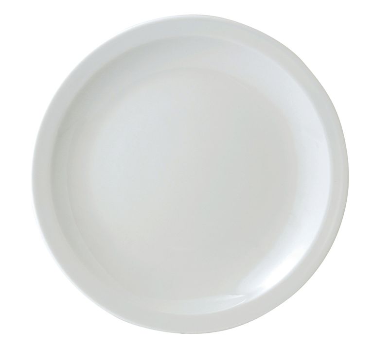 Confezione 12 pezzi PIATTO PIANO 19CM BIANCO MAYANA
