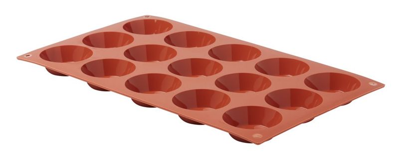 Confezione 1 pezzo STAMPO SILICONE 15 TARTELL.1/3 D50 H15