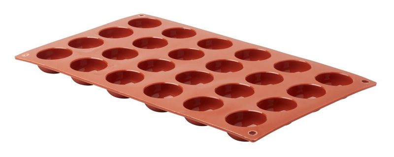 Confezione 1 pezzo STAMPO SILICONE 24 FORI 1/3 D34 H16