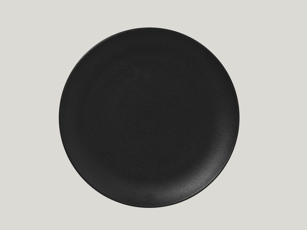 Confezione 24 pezzi PIATTO COUPE 18CM NERO VULCANO NEO FUSION