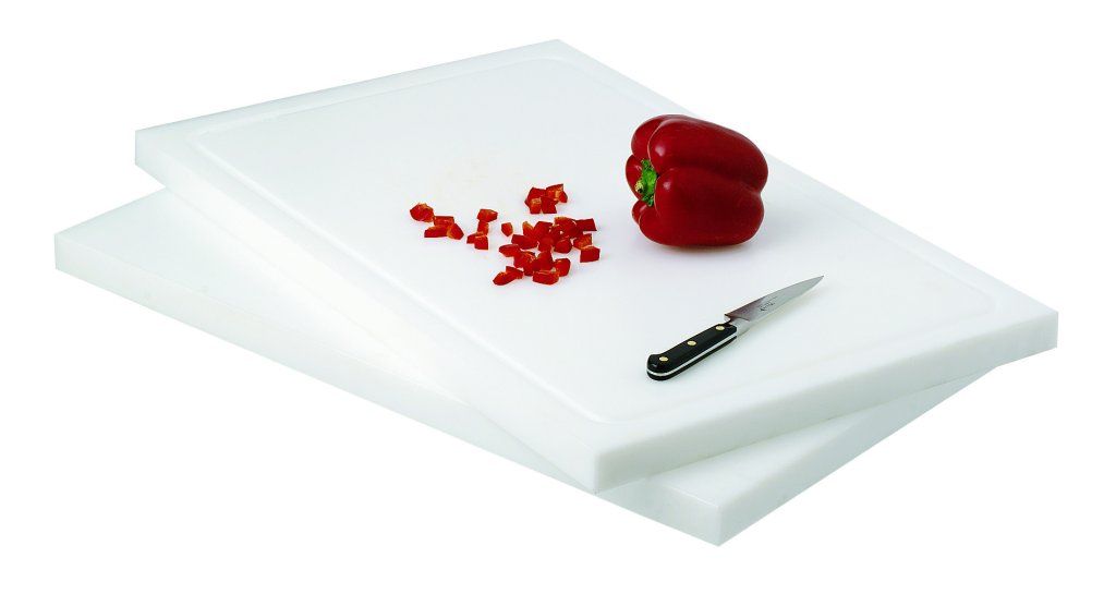 Confezione 1 pezzo TAGLIERE POLIET.BIANCO CM.530X325X20