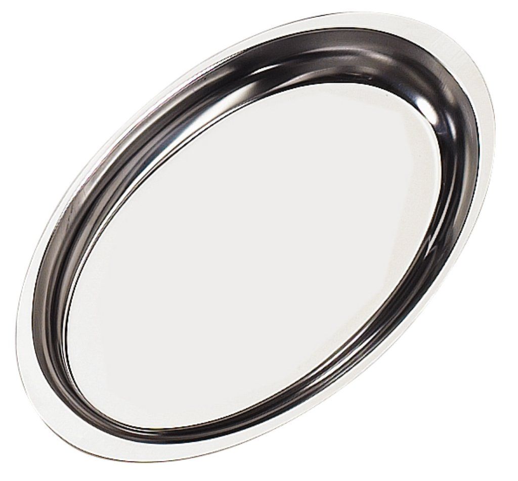 Confezione 1 pezzo PIATTO GRATIN OVALE 38X25 INOX 18%