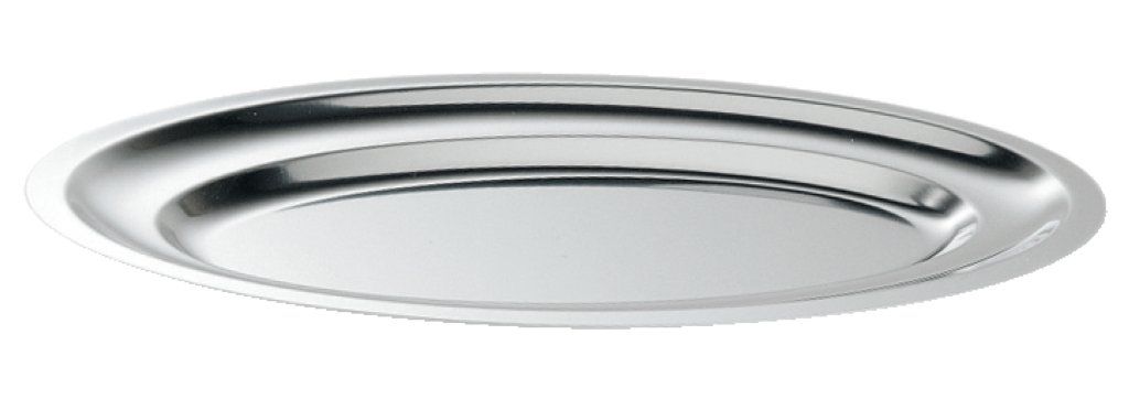 Confezione 1 pezzo PIATTO OVALE 46X30  INOX