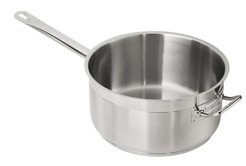 Confezione 1 pezzo CASSERUOLA 1/M INOX D28X14CM 8,6L QUALIPLUS