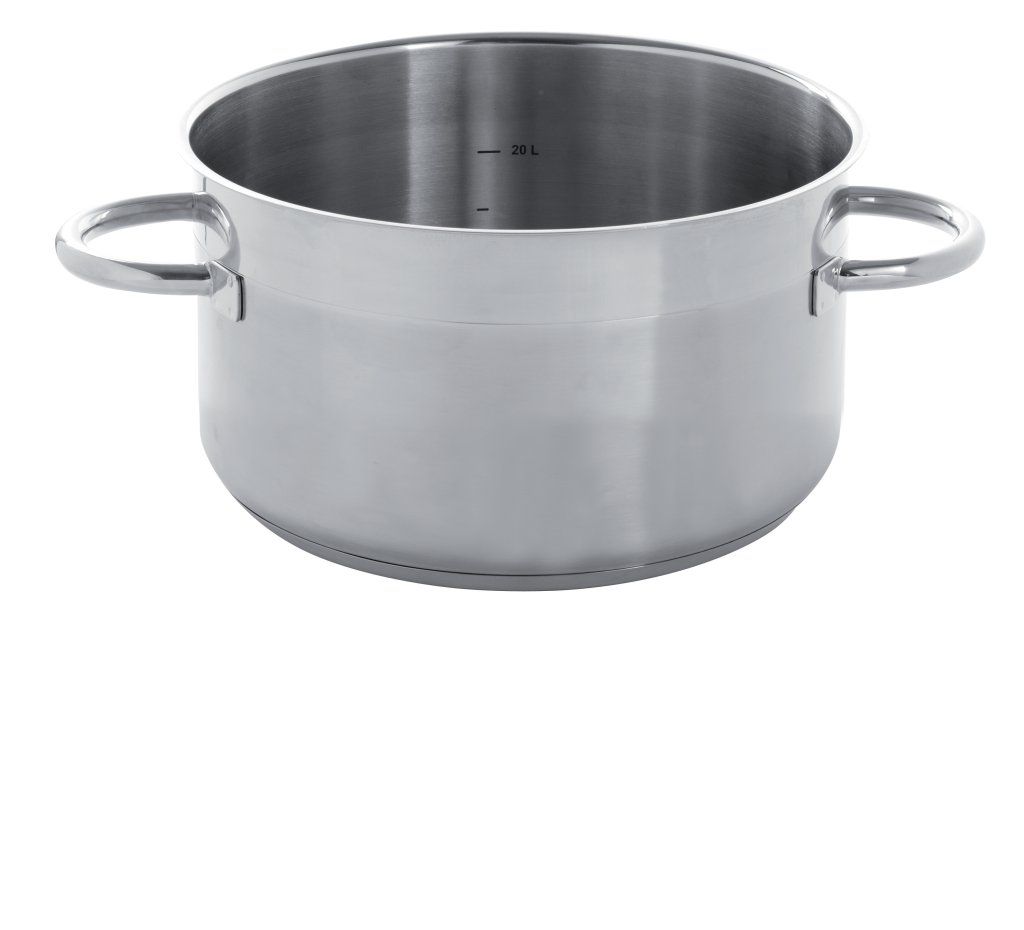 Confezione 1 pezzo CASS.BASSA 2/M INOX  36X14CM 14,2L QUALIPLUS
