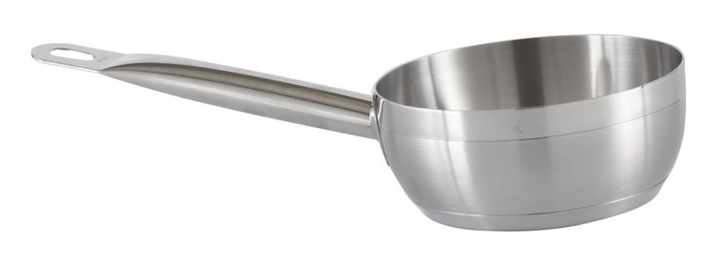 Confezione 1 pezzo PADELLA SALTARE CONICA 1/M INOX D20  CM 2 2L QUALIPLUS