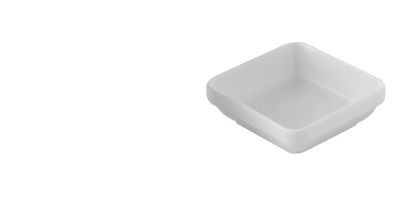 Confezione 12 pezzi RAVIERA QUADRO  BIA..P18.  11X11X3,5CM