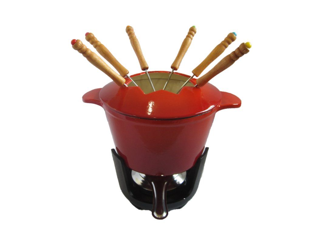 Confezione 1 pezzo MINI SERVIZIO  FONDUTA BOURGUIG.ROSSO  2L