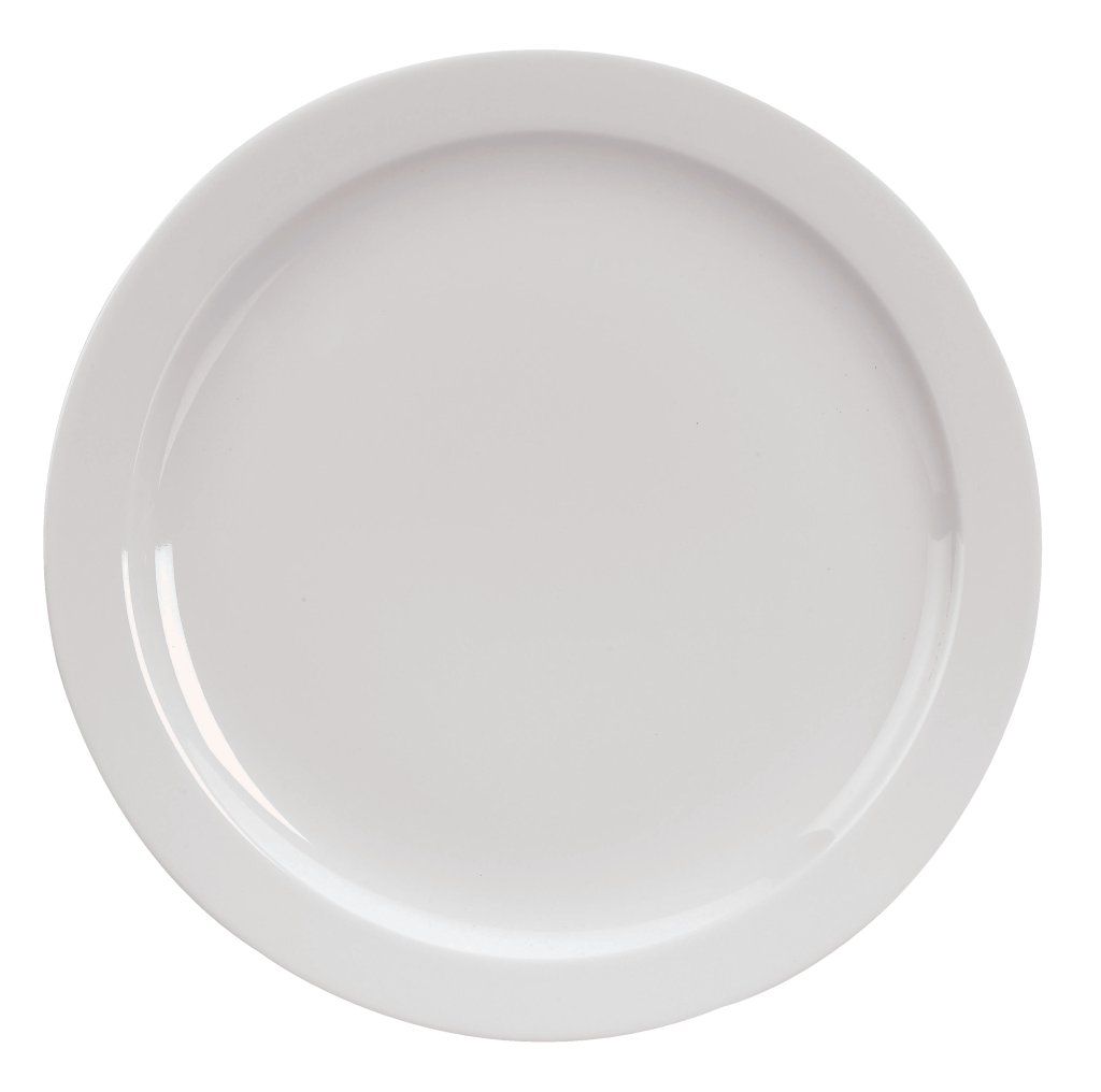Confezione 12 pezzi PIATTO PIANO  15CM  VENUS PORC BL