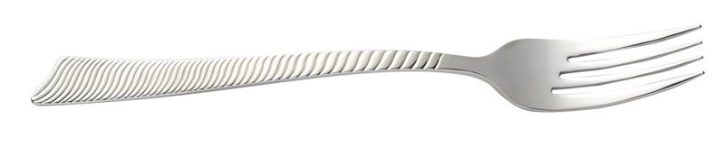 Confezione 12 pezzi FORCH FRUTTA INOX 18/10 WAVE CESELLATO