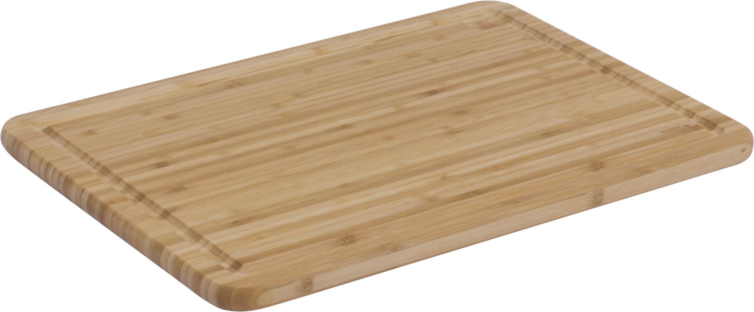 Confezione 1 pezzo TAGLIERE BAMBOU CON SCANALATURA 45X32X2CM