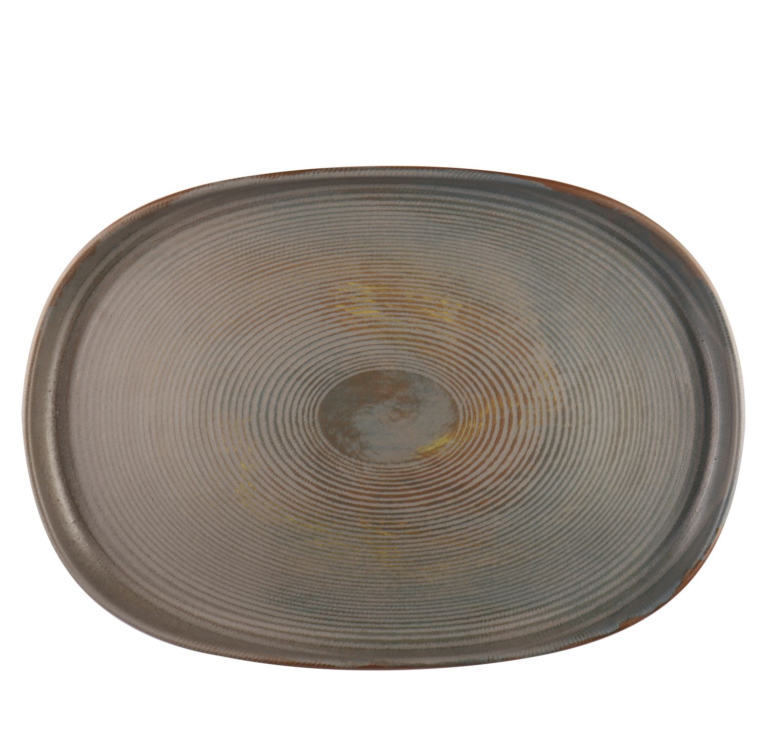 Confezione 4 pezzi PIATTO OVALE 33CM TORNADO