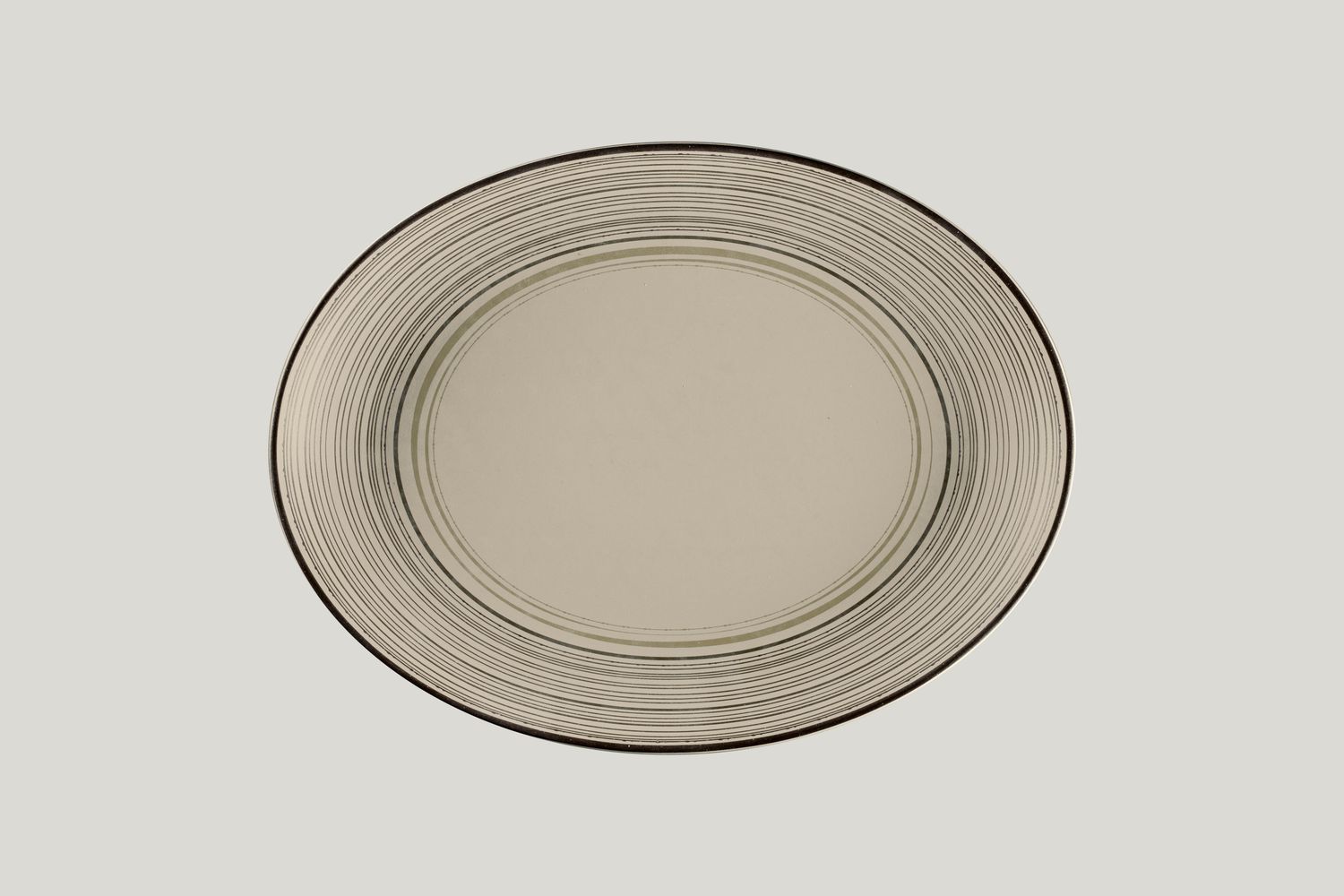Confezione 6 pezzi OVALE 36CM E11 ARGILA