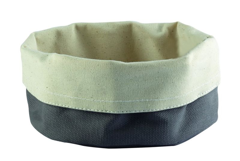 Confezione 1 pezzo CESTO TESSUTO D17 GRIGIO SCURO/CREMA ARTISS