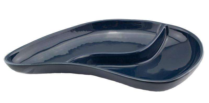 Confezione 6 pezzi PIATTO COZZE 38X23 H5,7 BLEU