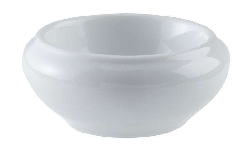 Confezione 12 pezzi BURRIERA PORZIONE 20-25G  6,5CM BIANCA