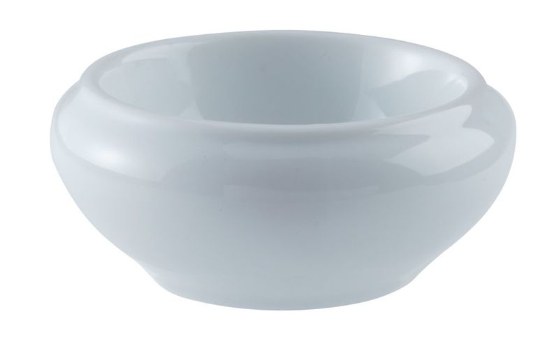 Confezione 12 pezzi BURRIERA PORZIONE 40-45G 7,5CM BIANCA