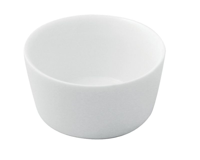 Confezione 12 pezzi RAMEQUIN UNI     7CM PORCEL.BIANC.HE