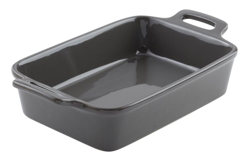 Confezione 4 pezzi TEGAME RETT.20X14 90  CL GRIGIO BISTRONOM