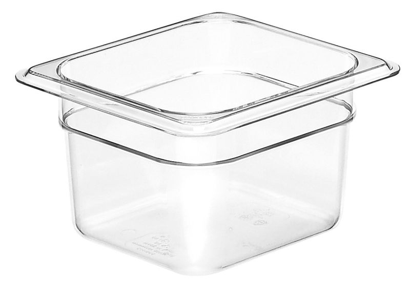 Confezione 1 pezzo VASCA COPOLIESTERE GN1/6 P10  CM CAMVIEW