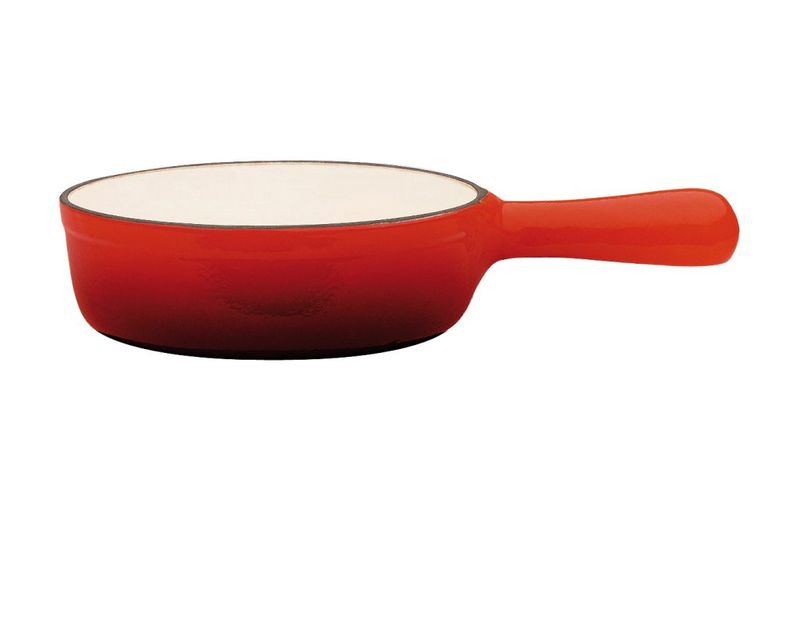 Confezione 1 pezzo TEGAME ROSSO GHISA SMALTATA 21 CM