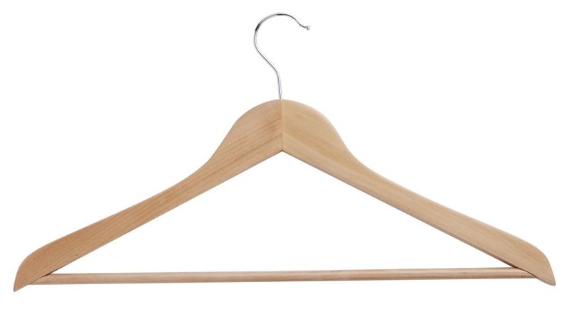 Confezione 1 pezzo GRUCCIA LEGNO 44,5CM NATURALE
