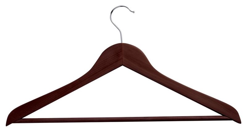 Confezione 1 pezzo GRUCCIA LEGNO 44,5CM WENGE
