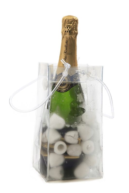 Confezione 6 pezzi ICE BAG BASIC PRO PVC 11X11H24 TRSP