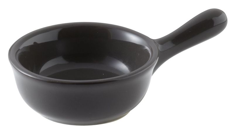 Confezione 12 pezzi MINI CASSERUOLA D6CM H3CM 3CL NERO