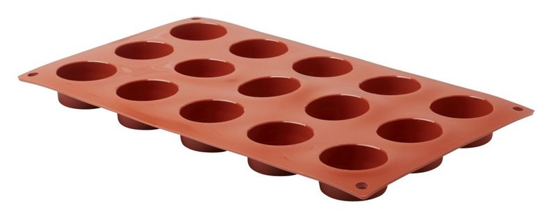 Confezione 1 pezzo STAMPO SILICONE 15 FORI 1/3 1D4. H2CM